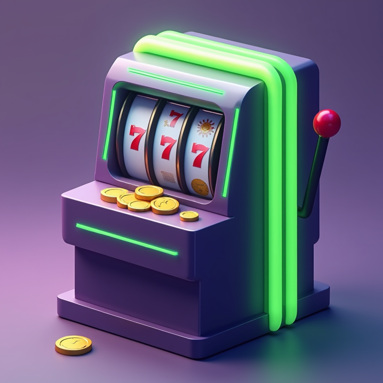 Slot game reels and payline layout
